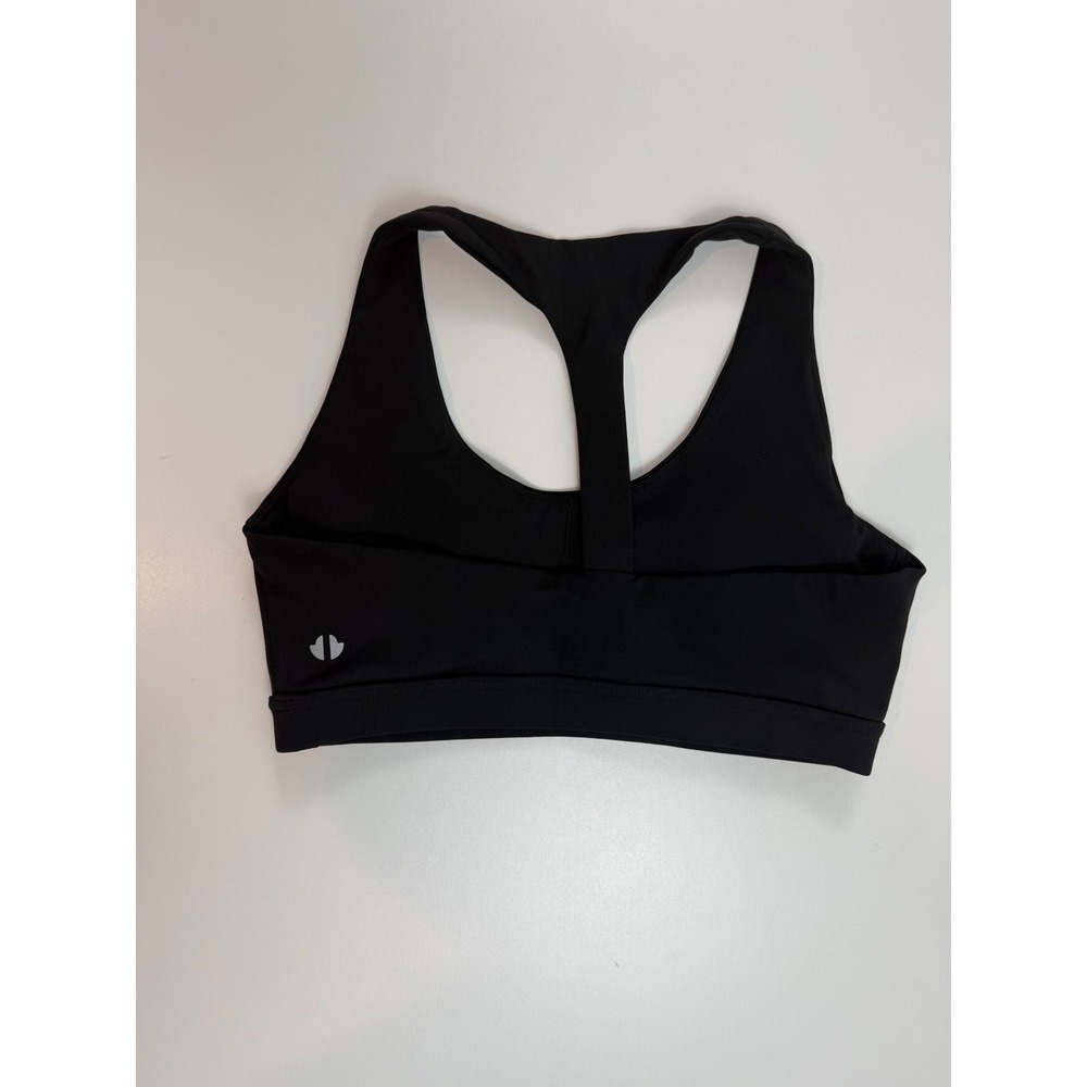 Thrive Societe Black Racerback Sports Bra Medium Support Workout Yoga Athletic‎